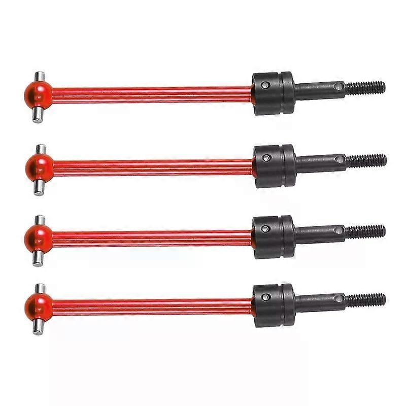 FBIL-4Pcs Metal Universal CVD Drive Shaft (64Mm) for Tamiya TT02B TT-02B DT02 DT03 DF02 Car Upgrade Accessories Remote C