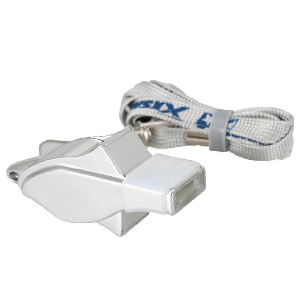 Metal Whistle Blow Lights With 46cm/18.11 Inch Lanyard For Football And Officials