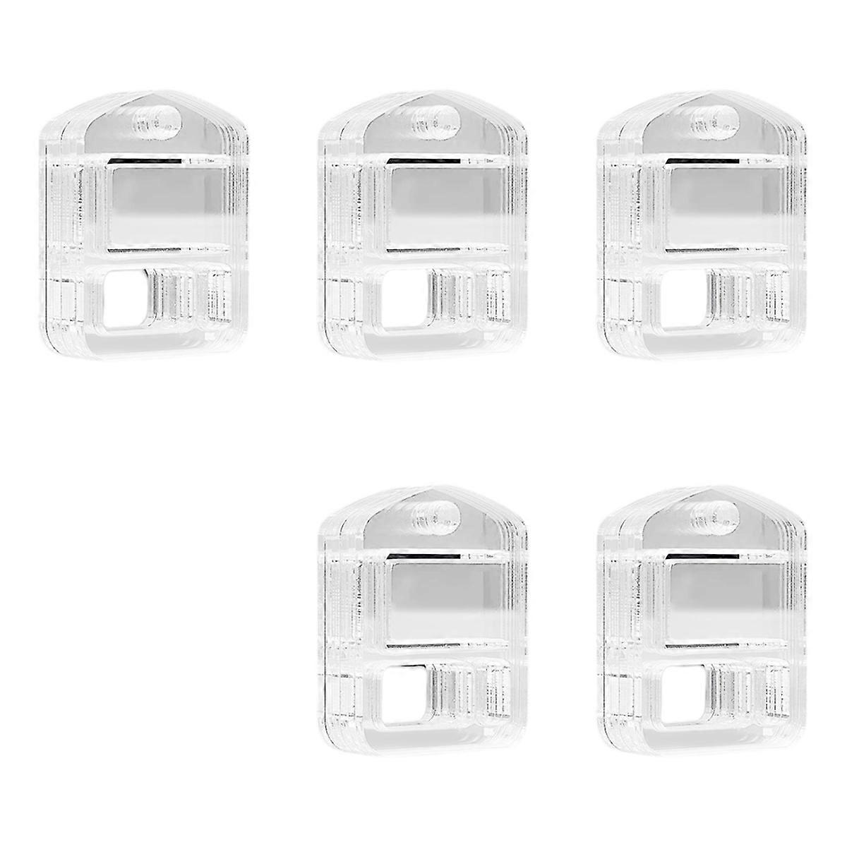 30pcs Acrylic Embroidery Floss Drop, Clear Embroidery Thread Organizers Slim Floss Bobbins - Thread Bobbins