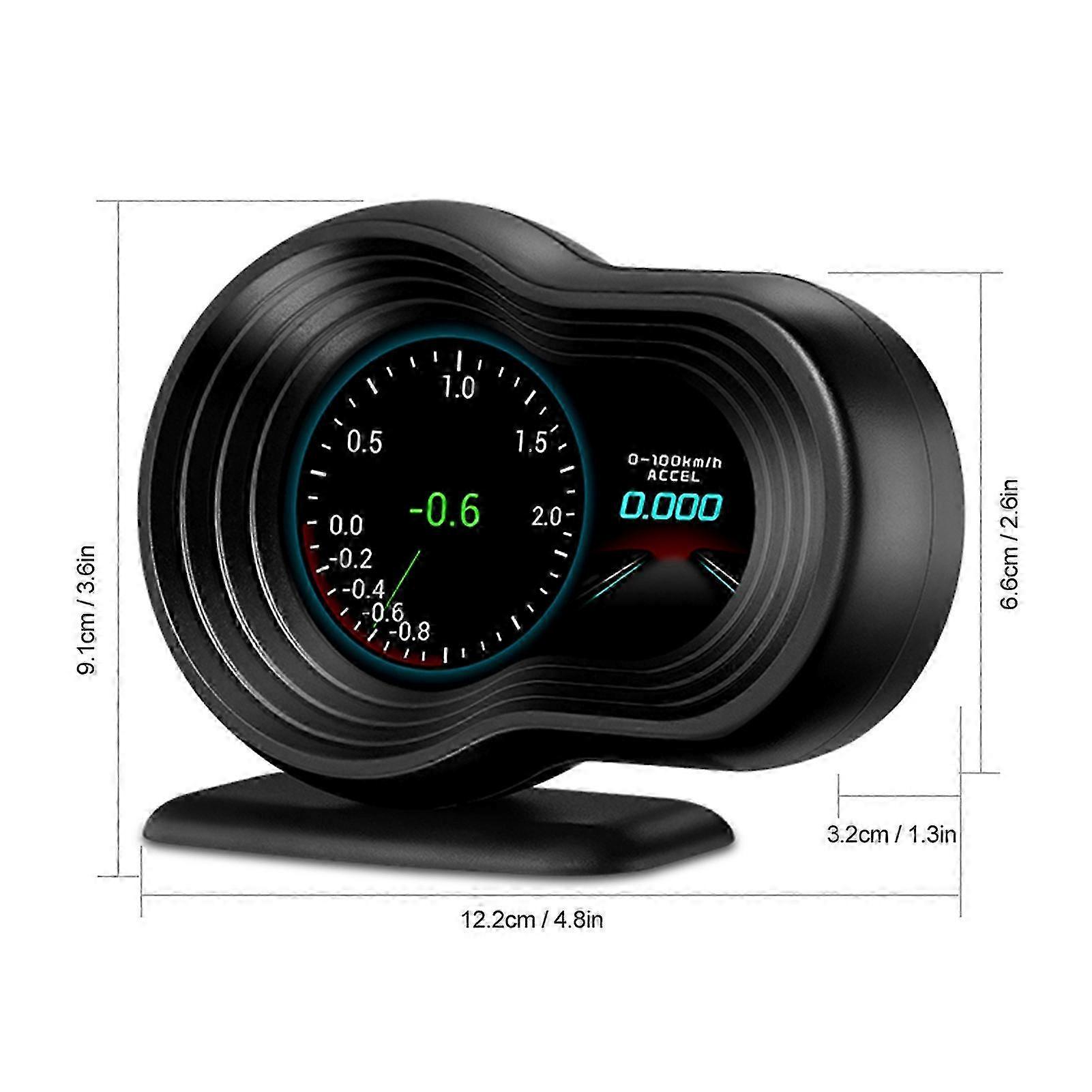 Univerzální Head Up LCD displej OBD2 + GPS Auto HUD monitor Multifunkční projektor f74