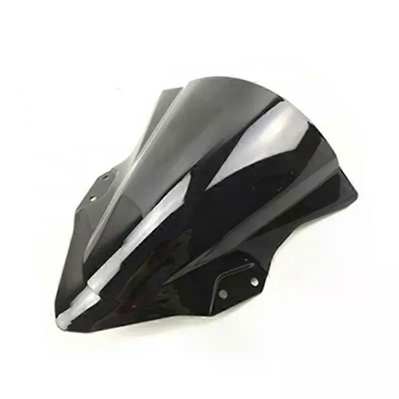 Motorcycle Double Bubble Windshield Deflector Protector Wind Screen compatible for Kawa-saki 400 250 400 EX400 2018-2022 2023 MAXP