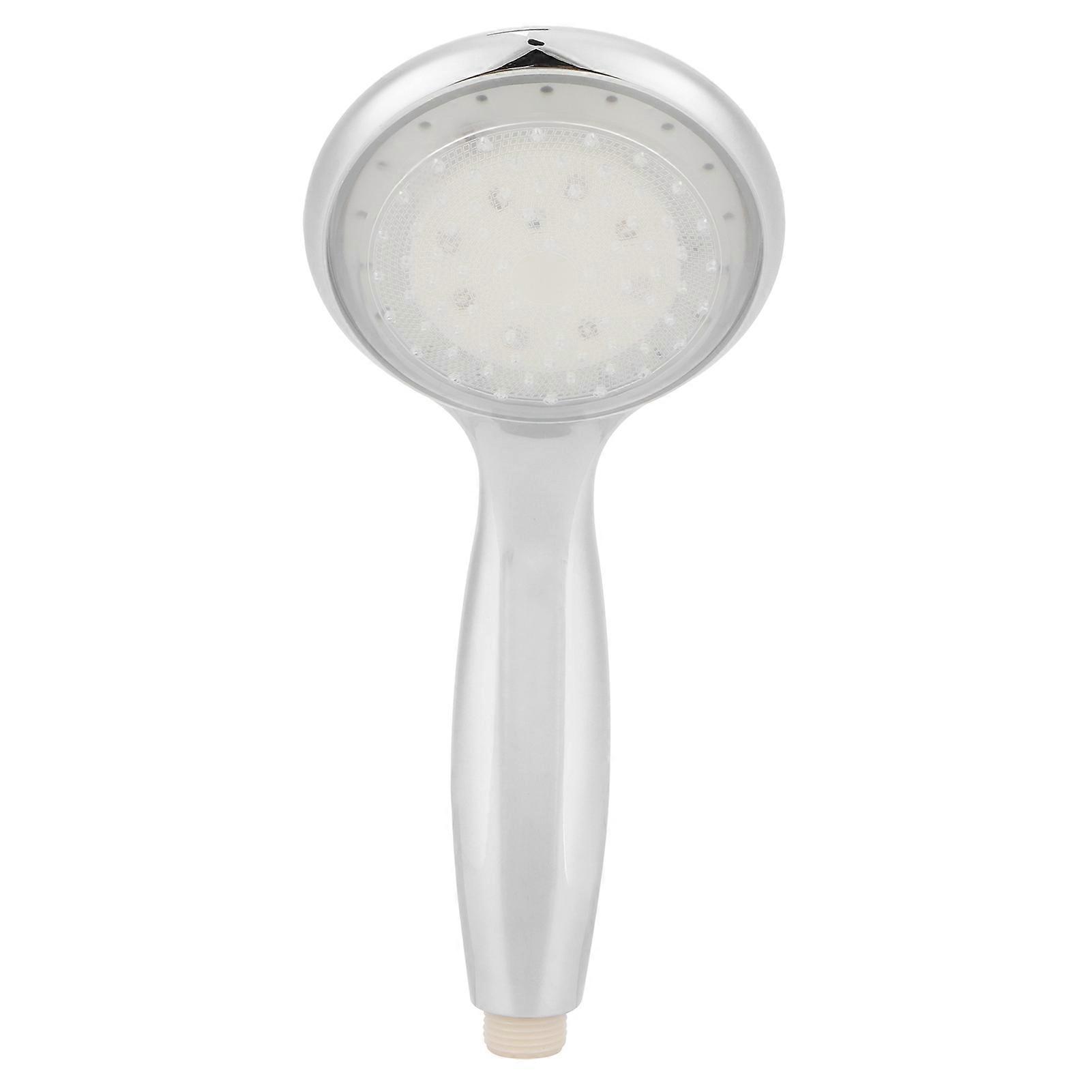 LED Luminous Shower Head Hand-Held Nozzle with Temperature Control for Bathroom Accessory Model 9820A