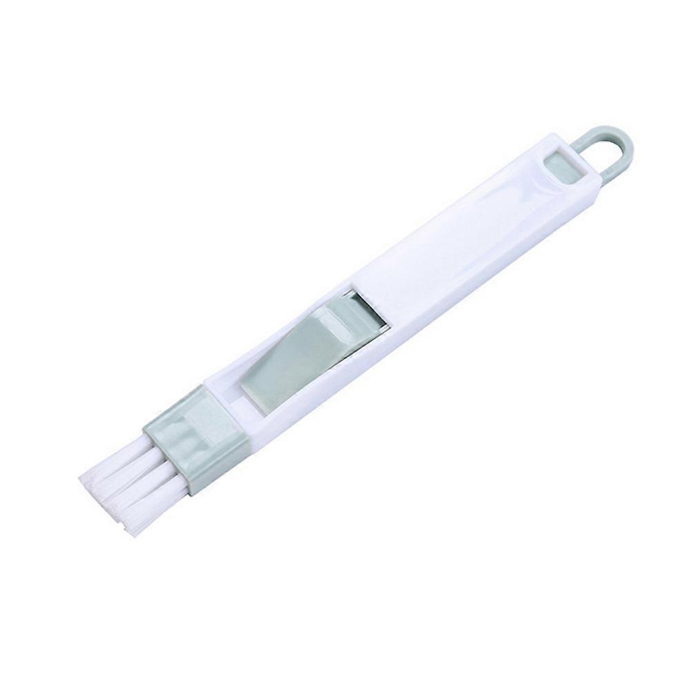 2 In 1 Window Door Groove Corner Cleaning Brush With Dustpan Slot Tools For Window Track Cleaning