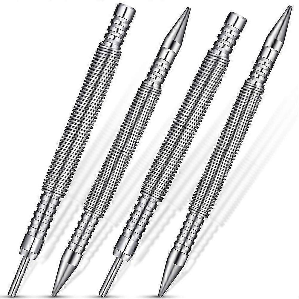 Nail Set and Hinge Pin Tool Dual Head Nail Punch Hinge Pin Removal Tool Hammerless Spring Punch Set