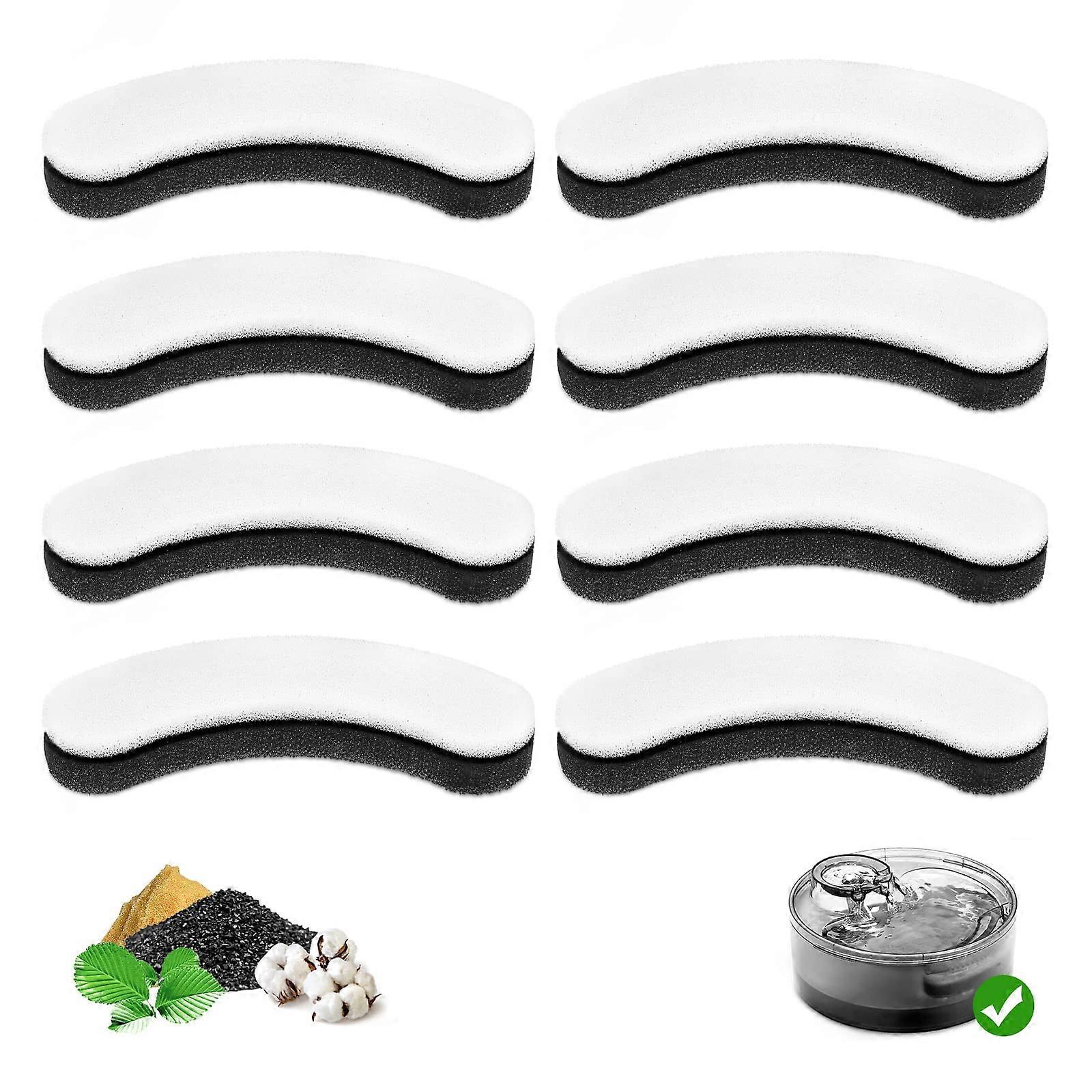 8 DF10 and DF30 Automatic Pet Water Distribution, Dog Water Filter Replacement, Carbon Cat Water Fountain Filters