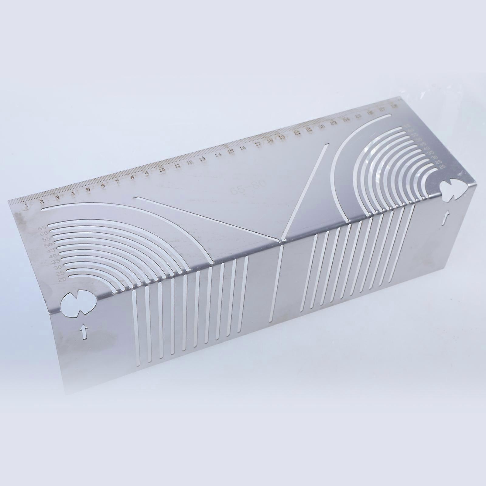 다기능 응용 프로그램을 위한 명확한 대형 글꼴 스케일을 갖춘 정밀 각도 및 곡선 표시 도구 사용자 친화적 측정