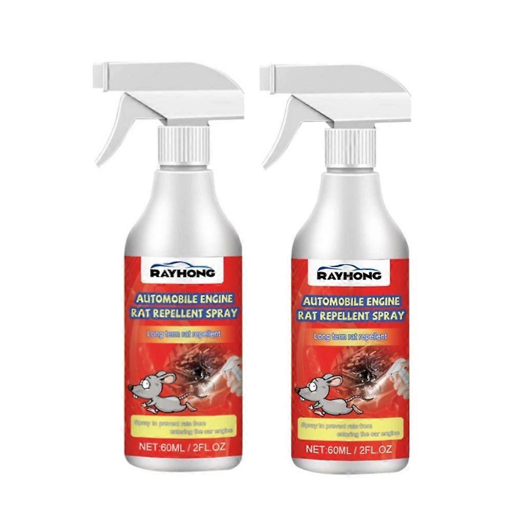 2x דוחה נענע חריפה דוחה עכברים דוחה עכברים ספריי שריון טבעי מגן מכרסמים מרסס הדק אביזרים ביתיים