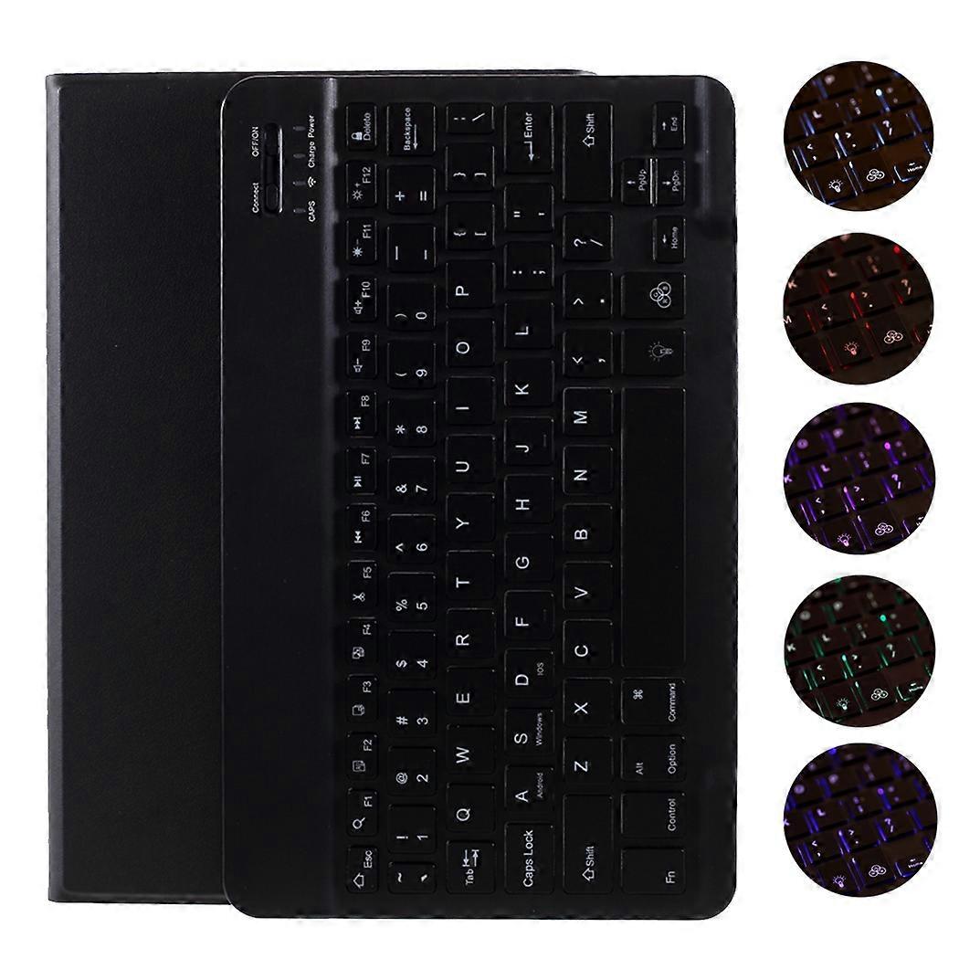 Bluetooth-compatible Backlight Keyboard Leather Stand Case Compatible with Lenovo Tab M10 HD Gen 2 X