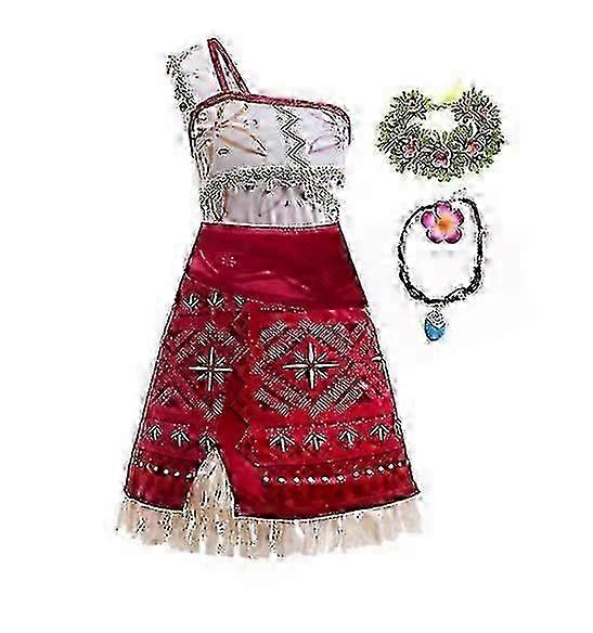 女の子の新しい映画モアナ2ドレスハロウィーンパーティーアドベンチャーコスチューム女の子プリンセスファンシー服-良い