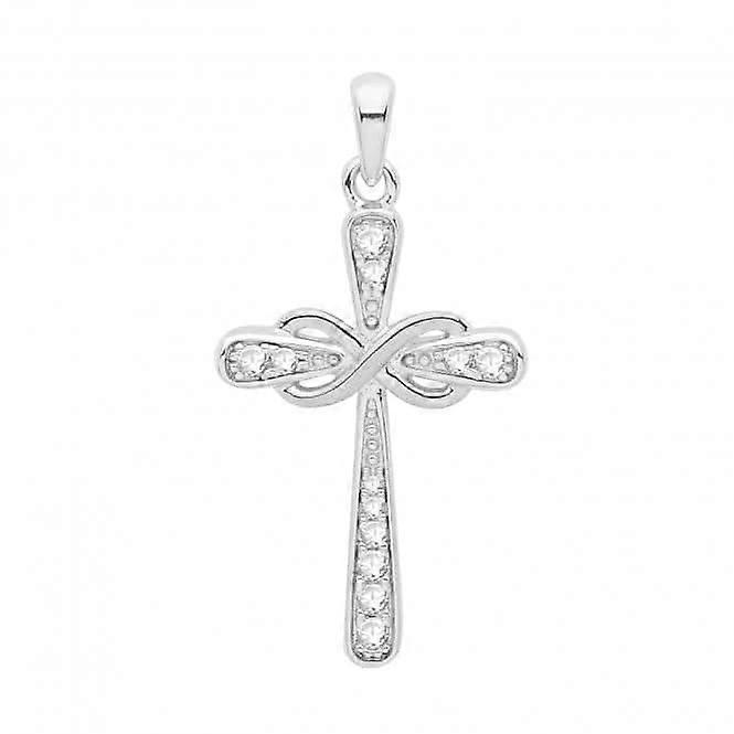 Acotis Silver Cross Rhodium Plated G61113