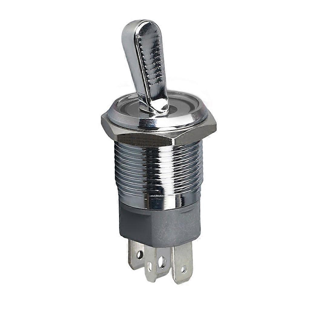 Practical Sturdy Metal Three Way Toggle Switches Equipped With LED Light