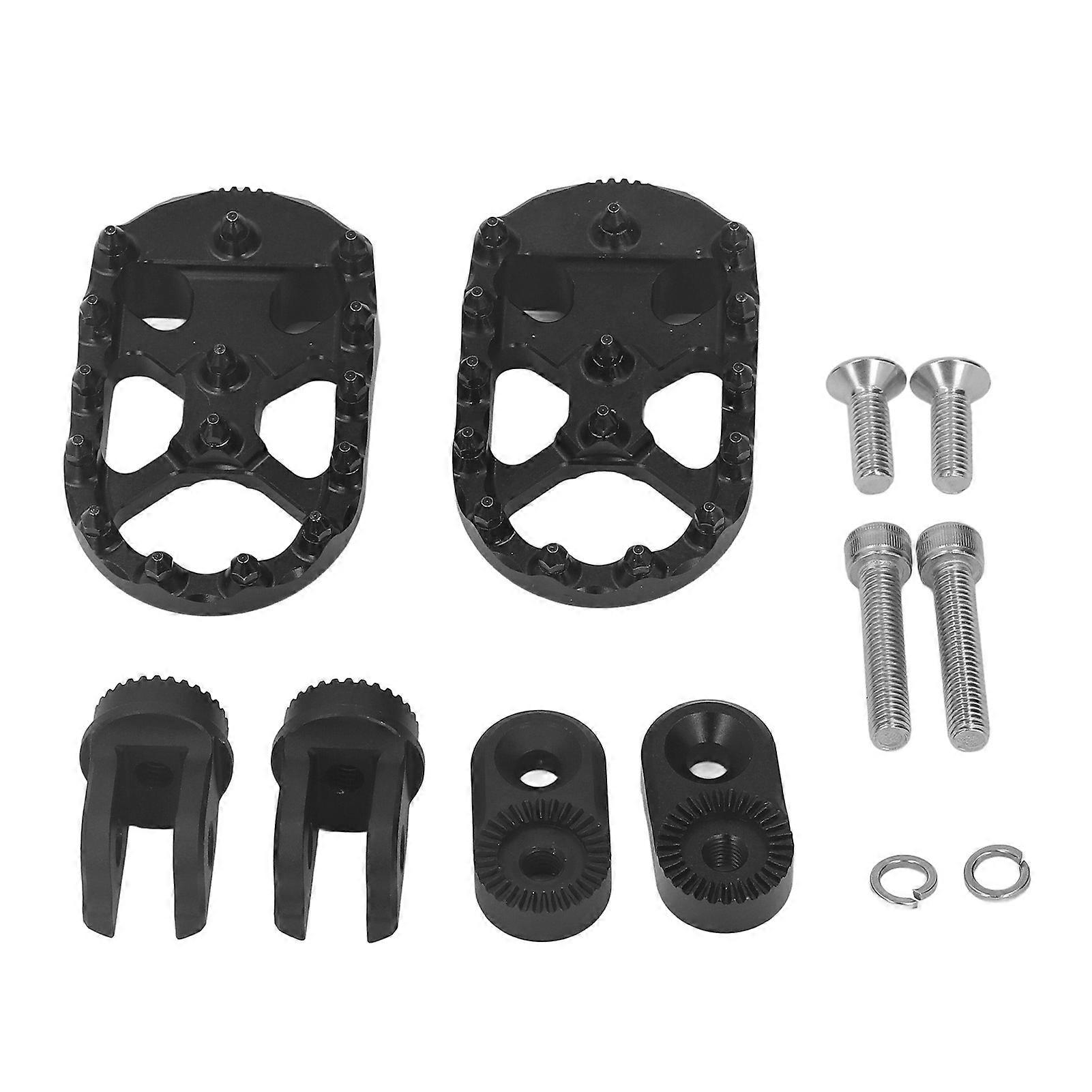 2 Pcs Motorcycle Front Footrest Left Right Adjustable Foot Pedal Bracket Pegs for F900R F900XR 2020‑2022