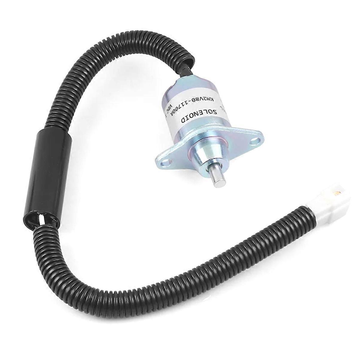 KM2V80-11700A 12V Fuel Shut Off Solenoid Valve for Diesels Engine Generator Oil Stop Solenoid Valve