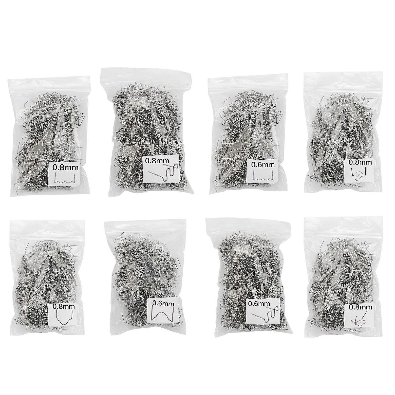 800PCS Automotive Plastic Repair Standard Pre Cut Wave Staples Bumper