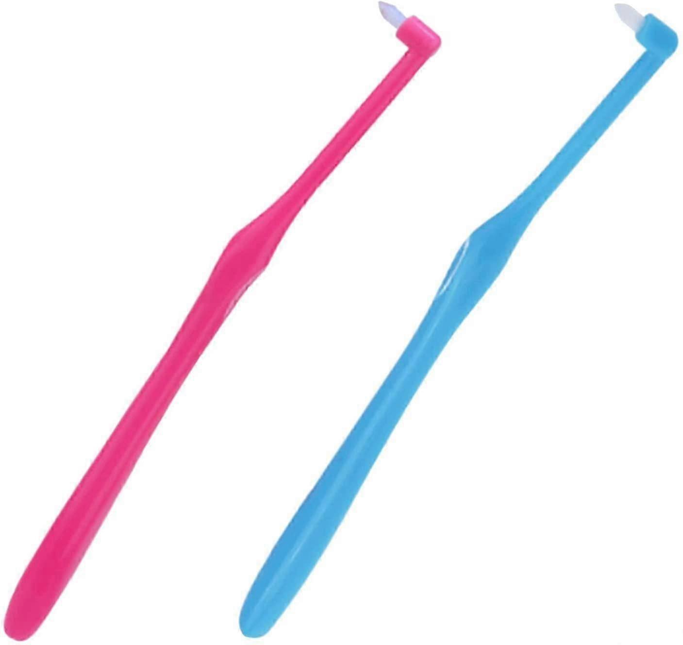 2Pcs Brush Extra Clean Toothbrush Dental Brushes Compact Soft Toothbrush Medium