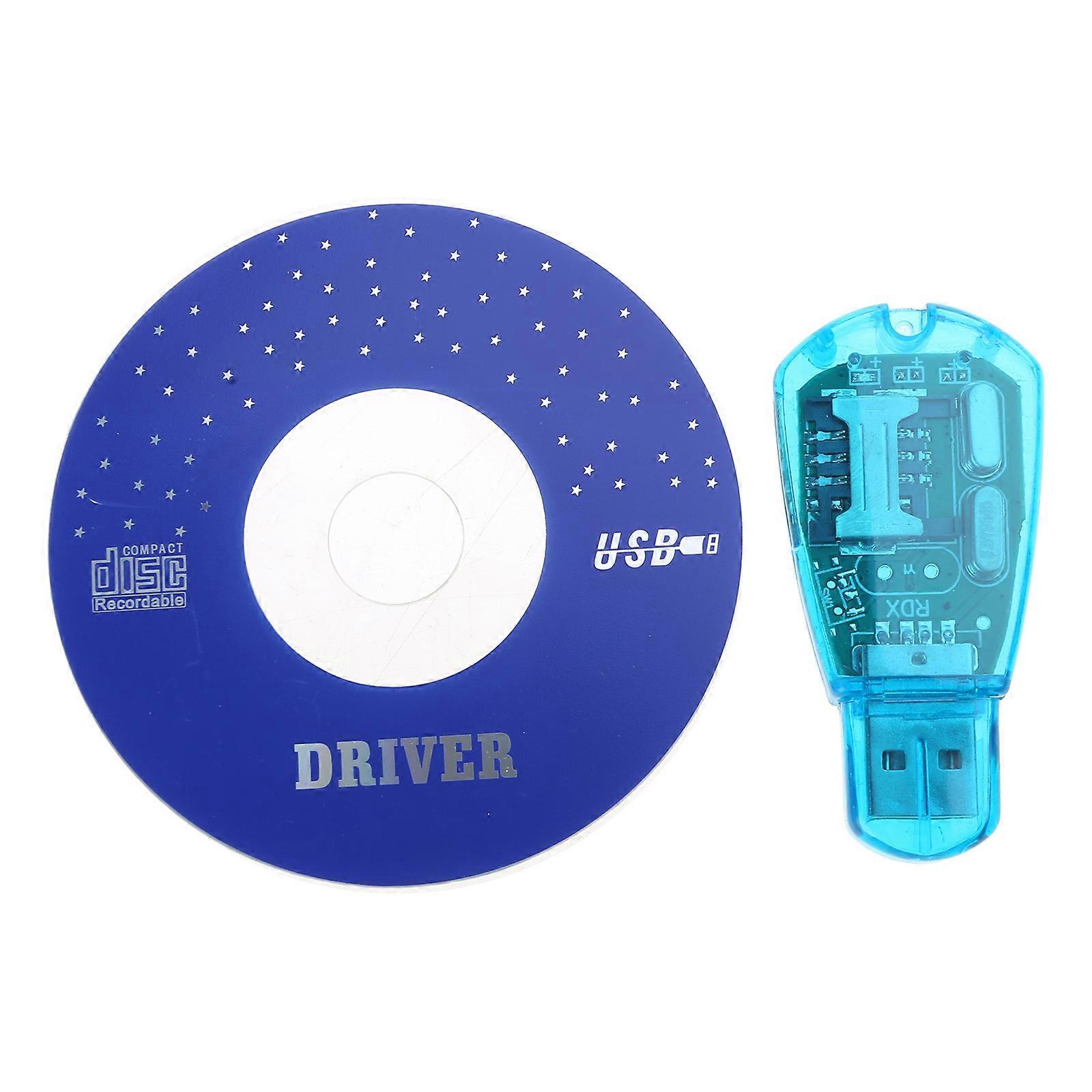 USB Cellphone Standard SIM Card Reader Cloner Writer Copy SMS Backup GSM CDMA+CD Blue