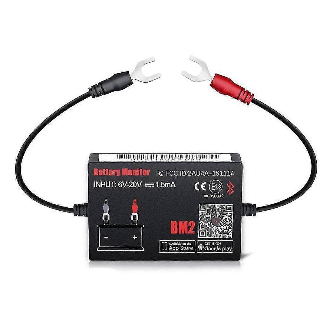 Car Battery Diagnostic Tool with BM2 Model 12V Capacity for iOS Phone Monitoring