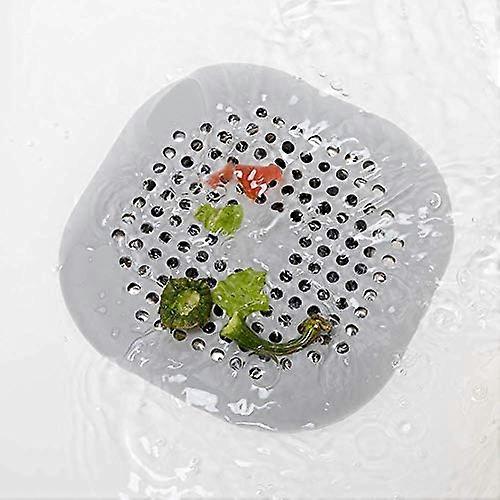Plastic Floor Drain Gray Filter Grate, Waste Strainer, Drain Protector For Shower, Bathroom, Kitchen, Balcony Drain