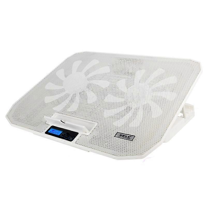 ICE COOREL N106 Laptop base adjustment radiator Dual-Fan Notebook Cooling Bracket, Culoare: Flagship Version (Ivory White)