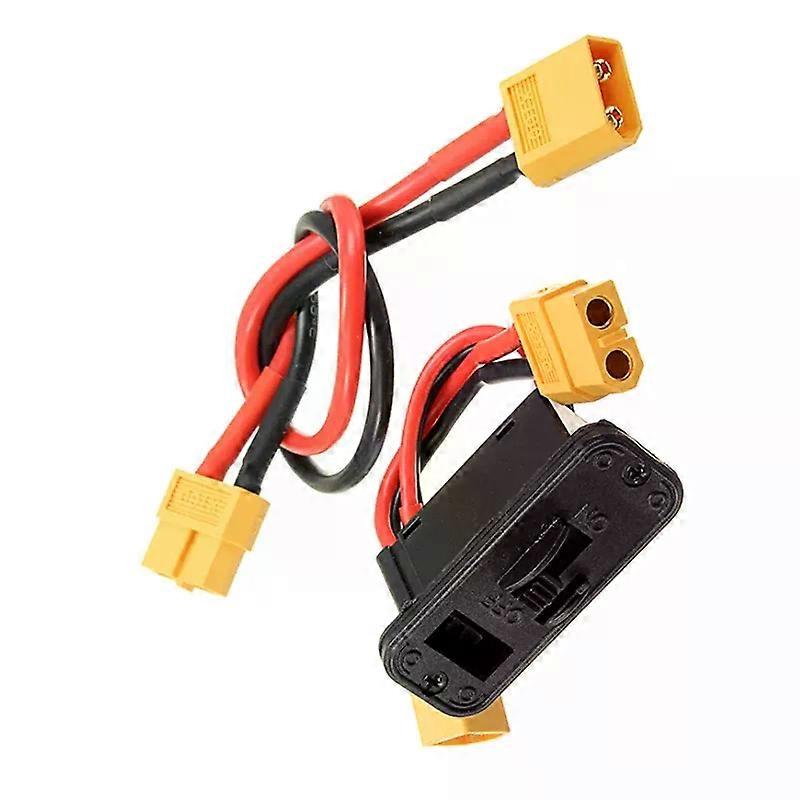 XT60 Switch High Current LiPo Battery On/Off Power Switch With XT60 Plug Connector Extension Wire Cable 18awg 200mm