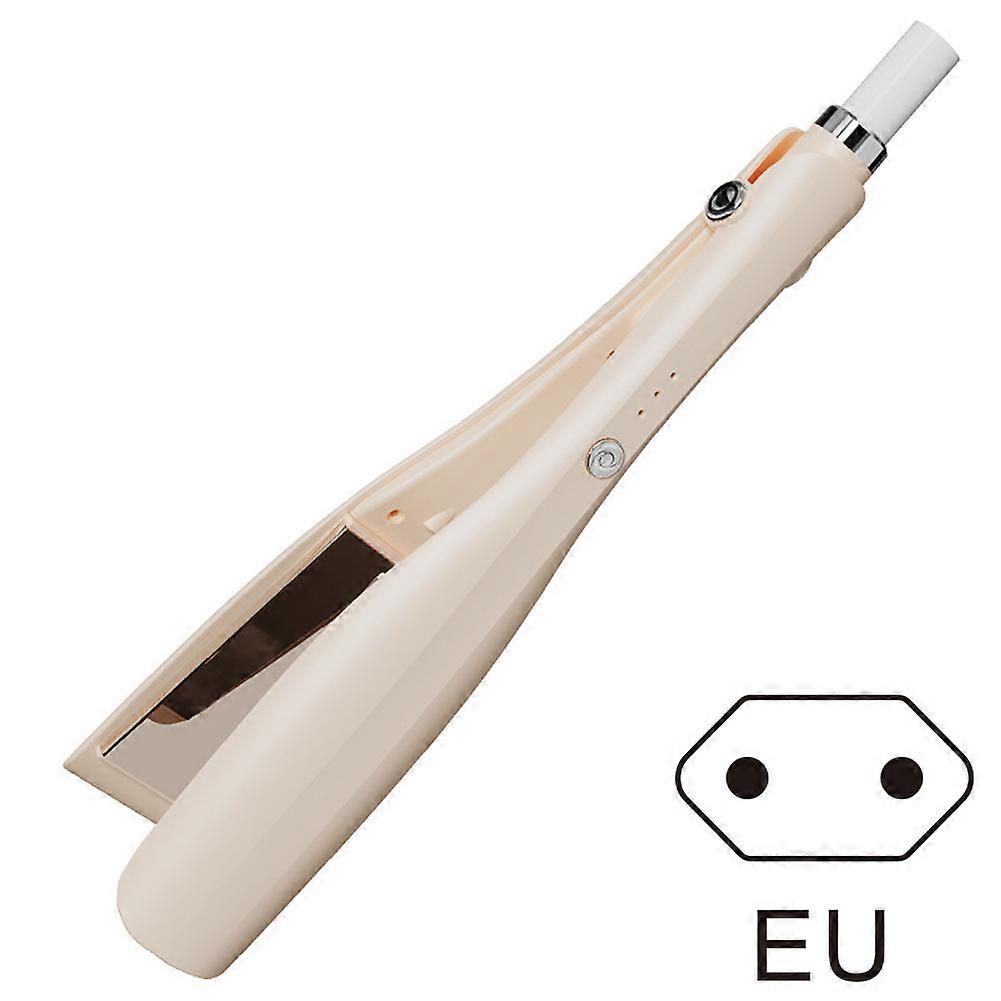 Mini Cordless Hair Straightener - Portable, Even Heating for All Hair Types, Ergonomic Design for Easy Styling