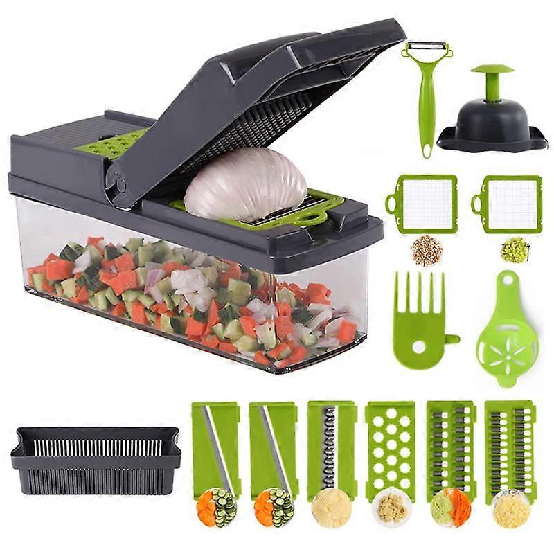 15-in-1 Multi-Functional Vegetable Chopper for Dicing and Slicing