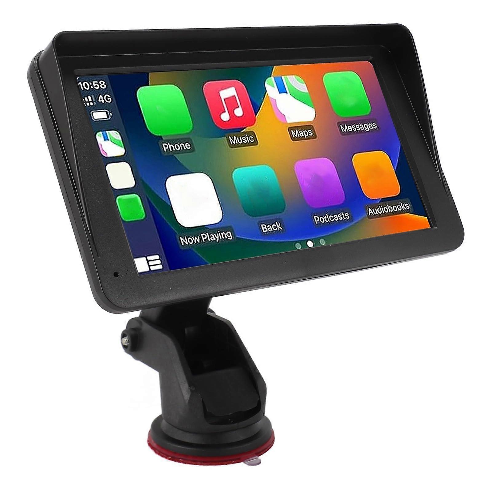 7 Inch Car Stereo, CarPlay Android Auto Double Din Touchscreen Dash Mount