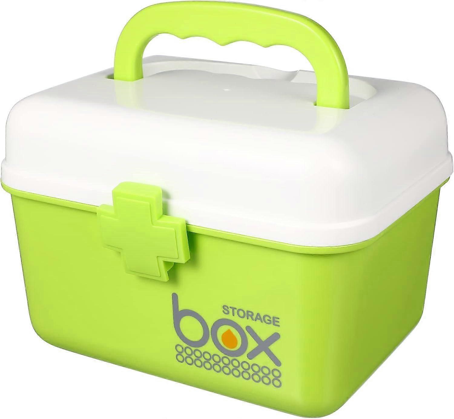 Lock Box for Medication Medicine Lock Box with Handle Locking Storage Box Portable Safe Box Large Storage Box with Lock