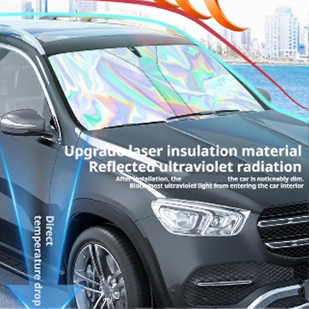 Car Summer Sunshade Windshield Sun Shade Foldable Storage