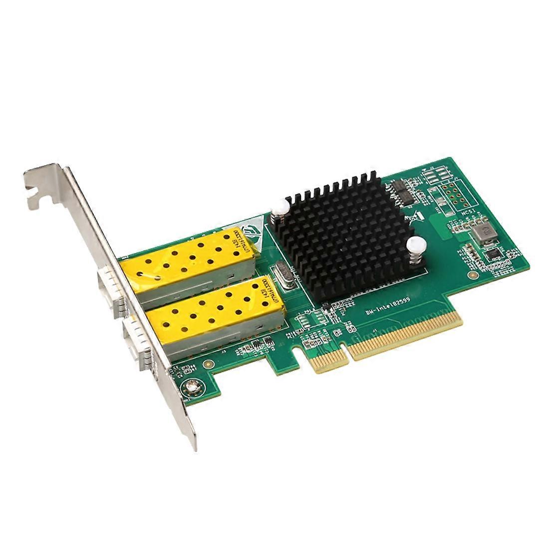 XXA037 Intel 82599 Dual-SFP-Port PCI Express FCoE PCIe x8 10 Gigabit Ethernet Netzwerk Optischer LAN-Kartenadapter