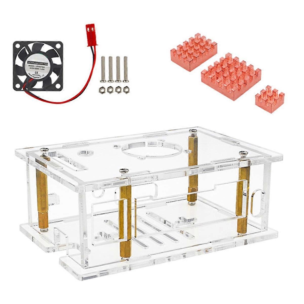 Heat Sink Cooling Fan for Rv2 Special Shell for Rv2 Development Board Acrylic Shell Cooling B