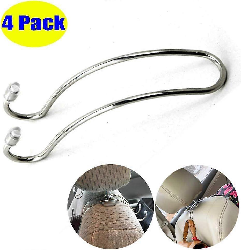 4 Pack Car Seat Headrest Hooks Strong and Durable