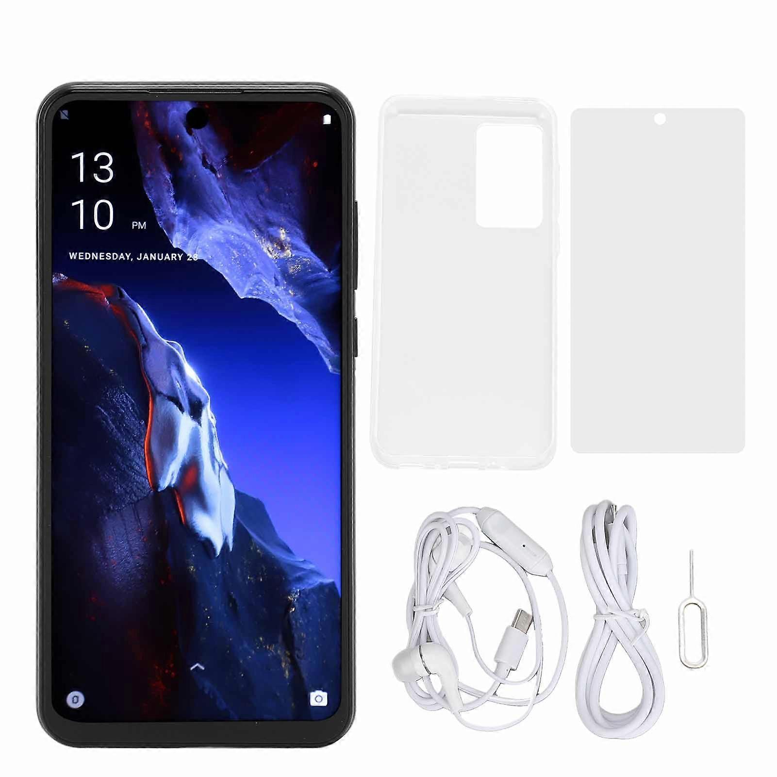 6.53inch 4G LTE Smartphone Android 10 8GB RAM 64GB ROM Face Recognition Ultra Thin Phones for F5 Pro