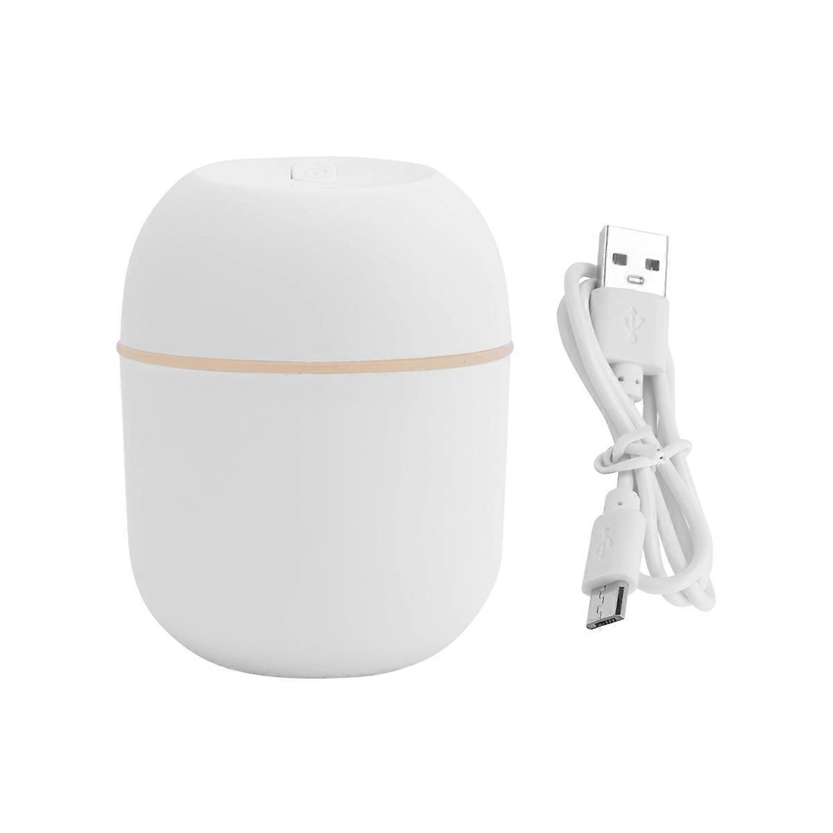 Air Humidifier USB 220Ml Portable Mist Diffuser for Office Car, White