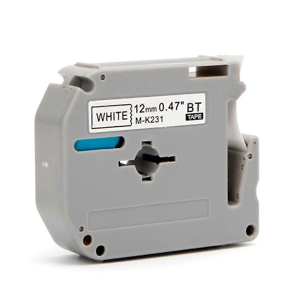 Label Tape Printer Ribbon 12mm Width MK Series For Brother P-touch Label Maker