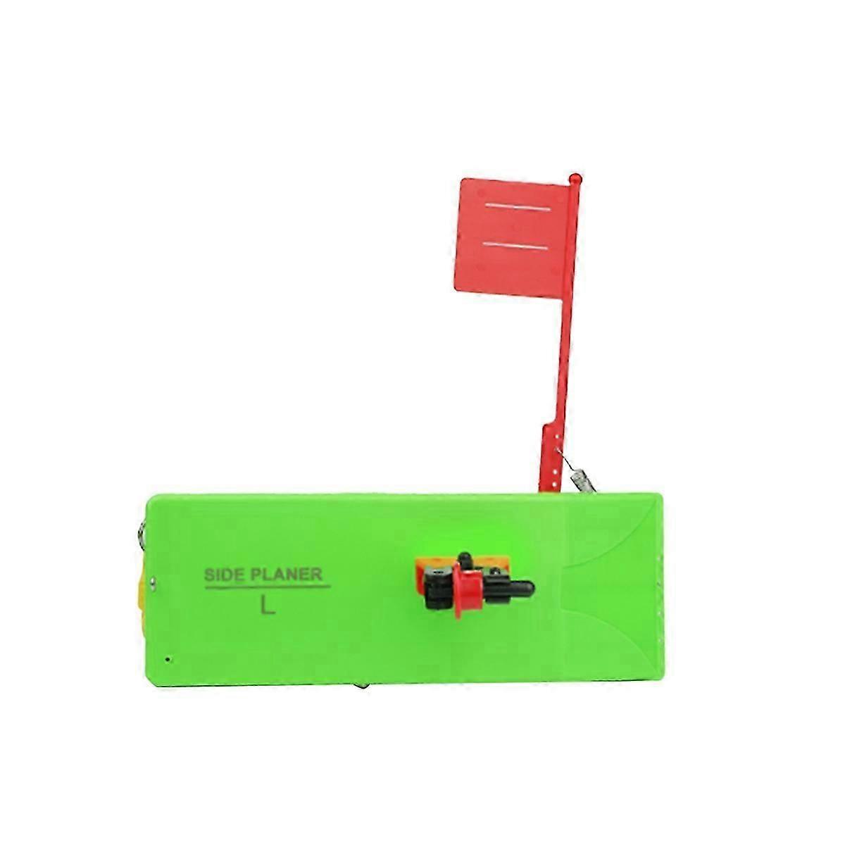 Fishing Planer Board ABS Bottom Angle Adjustable Trolling Push Button Splashing Float Boat Fishing Accessory L