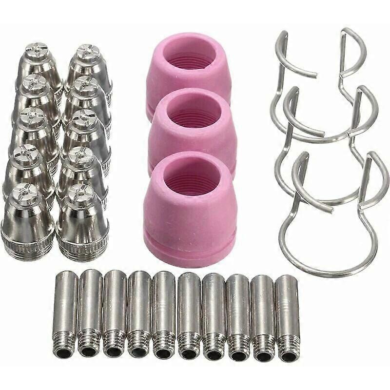 Plasma Nozzle, High-Quality Plasma Cutter Consumables, Conductive Nozzle Electrodes for Cutting Torch Tips, Seamless Replacement for Maximized