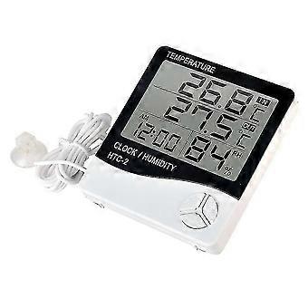 1 Set LCD Digital Aquarium Thermometer Fish Tank Water Terrarium Hygrometer