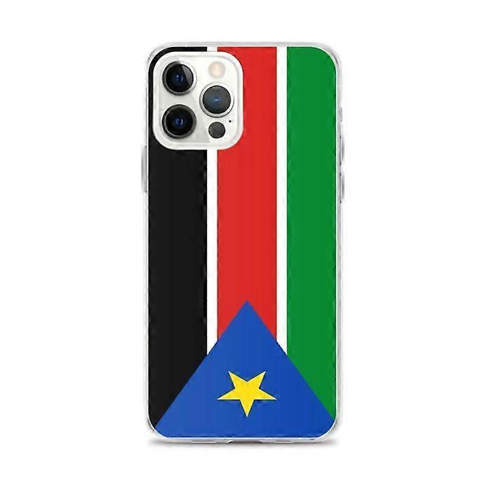 iPhone Case - iPhone 12 Pro Max - South Sudan Flag - Soft - Multicolor - Vertical