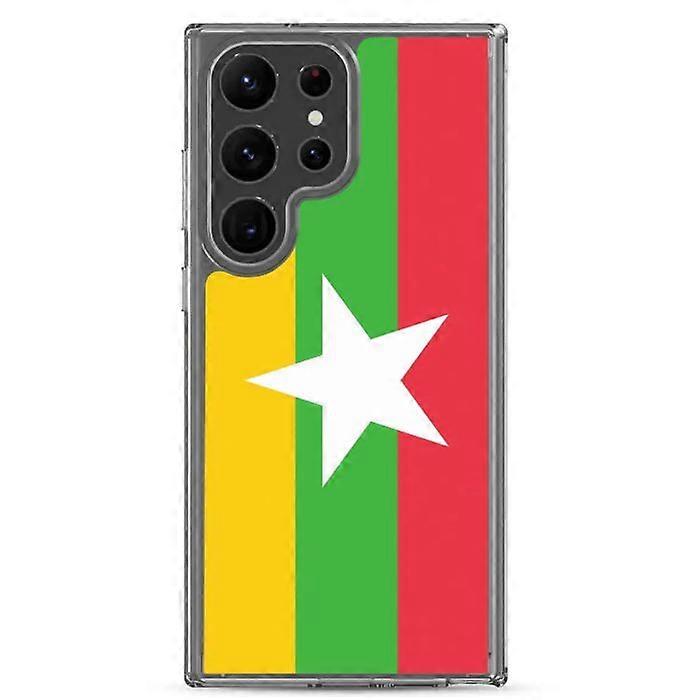 Phone Case - Samsung - Galaxy S23 - Myanmar Flag - Flexible - Multicolor