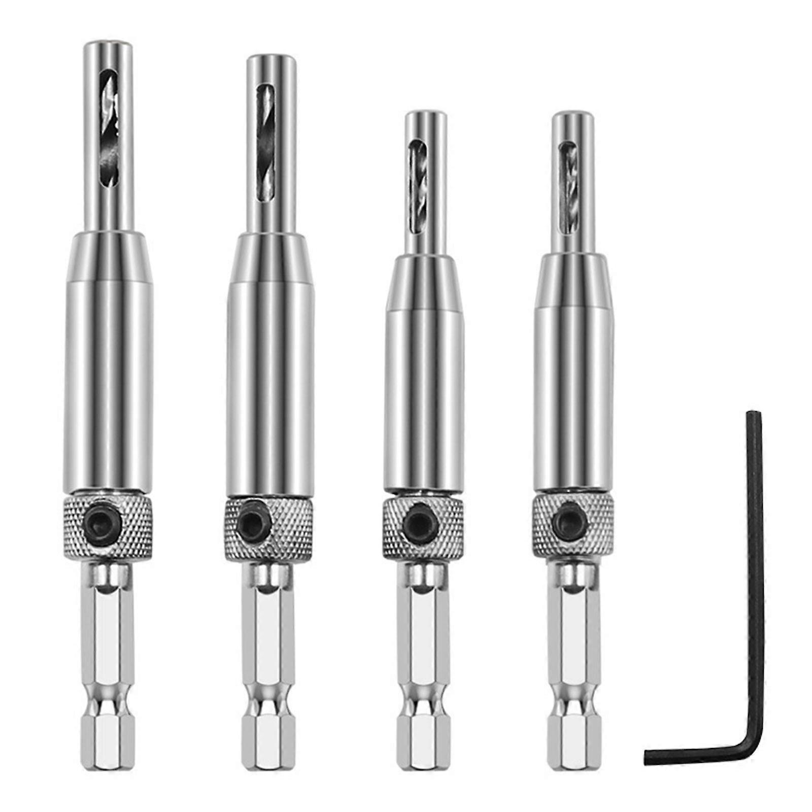 Drill Bit Collection for Hinge Hole Alignment, Smooth Screw Installation and Carpentry Door Window Cabinet Installation Multicolor