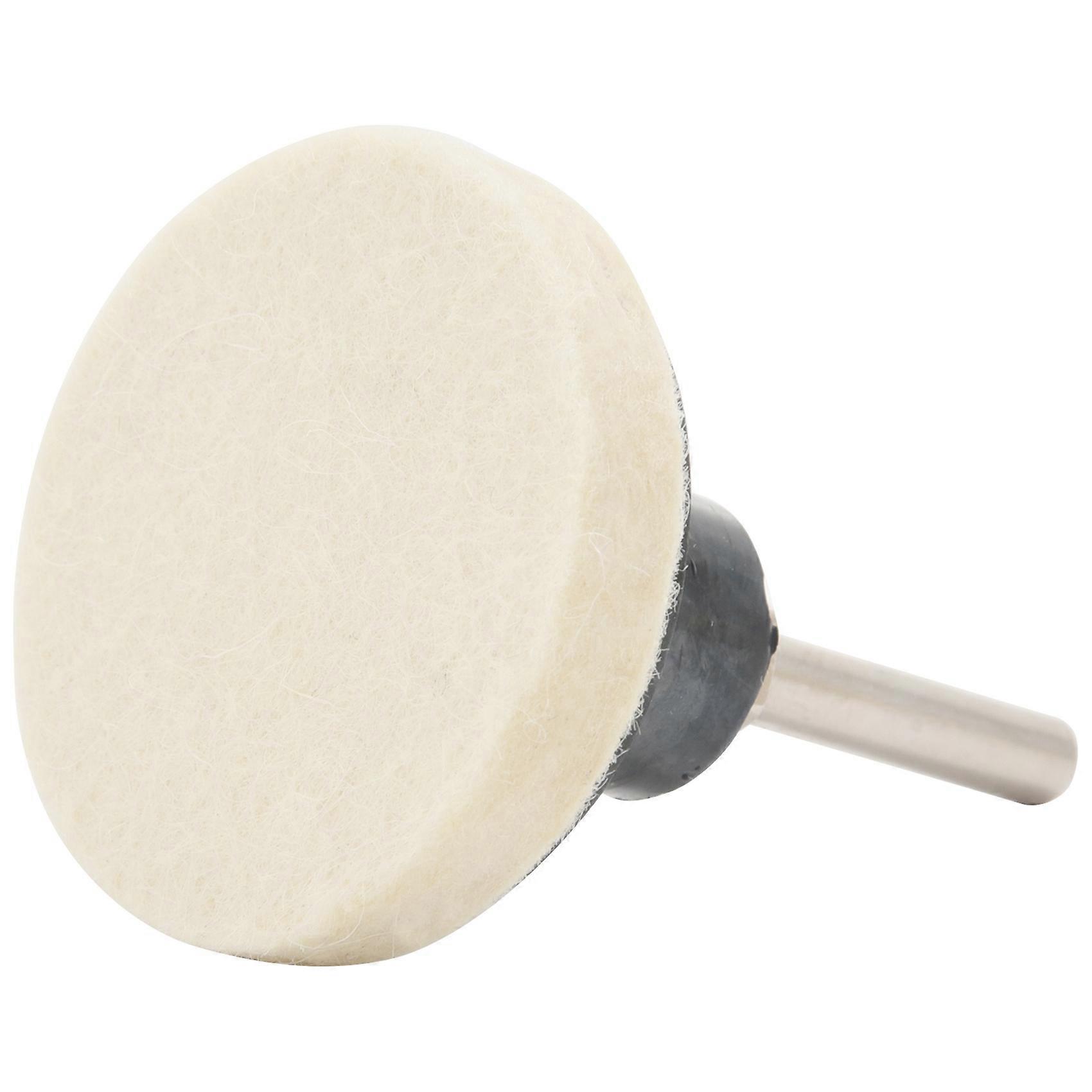 20Pcs 2 inch Artificial Wool Fabric Qc Disc Buffing Pads Wheels