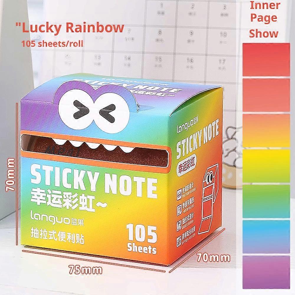 Pull Out Note Paper Pearlescent Sticky Notes Taking Calender Reminder