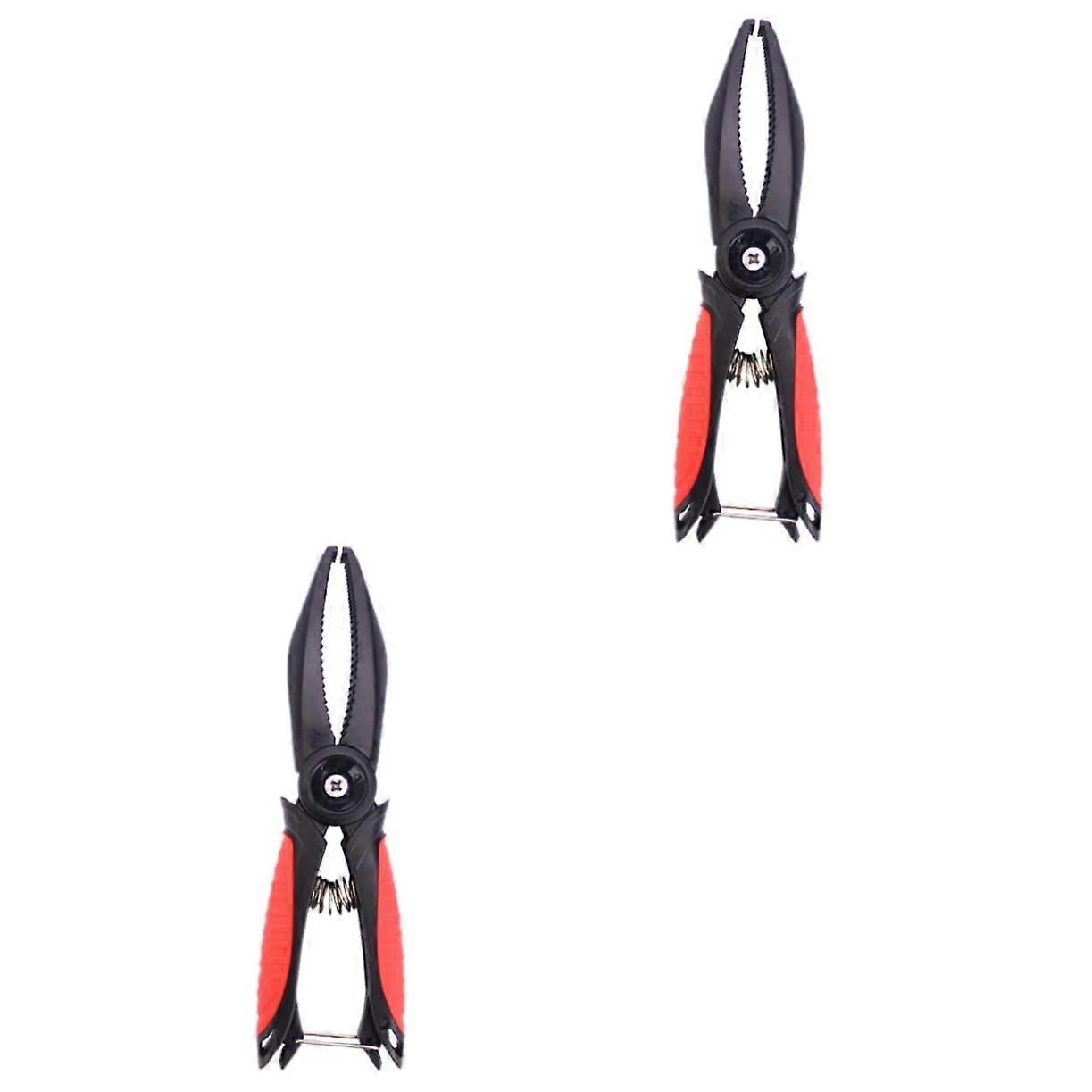 Fishing Pliers Aluminum Fish Control Tool with Rubber Grip, Hook Remover, and Adjustable Cutting Machine