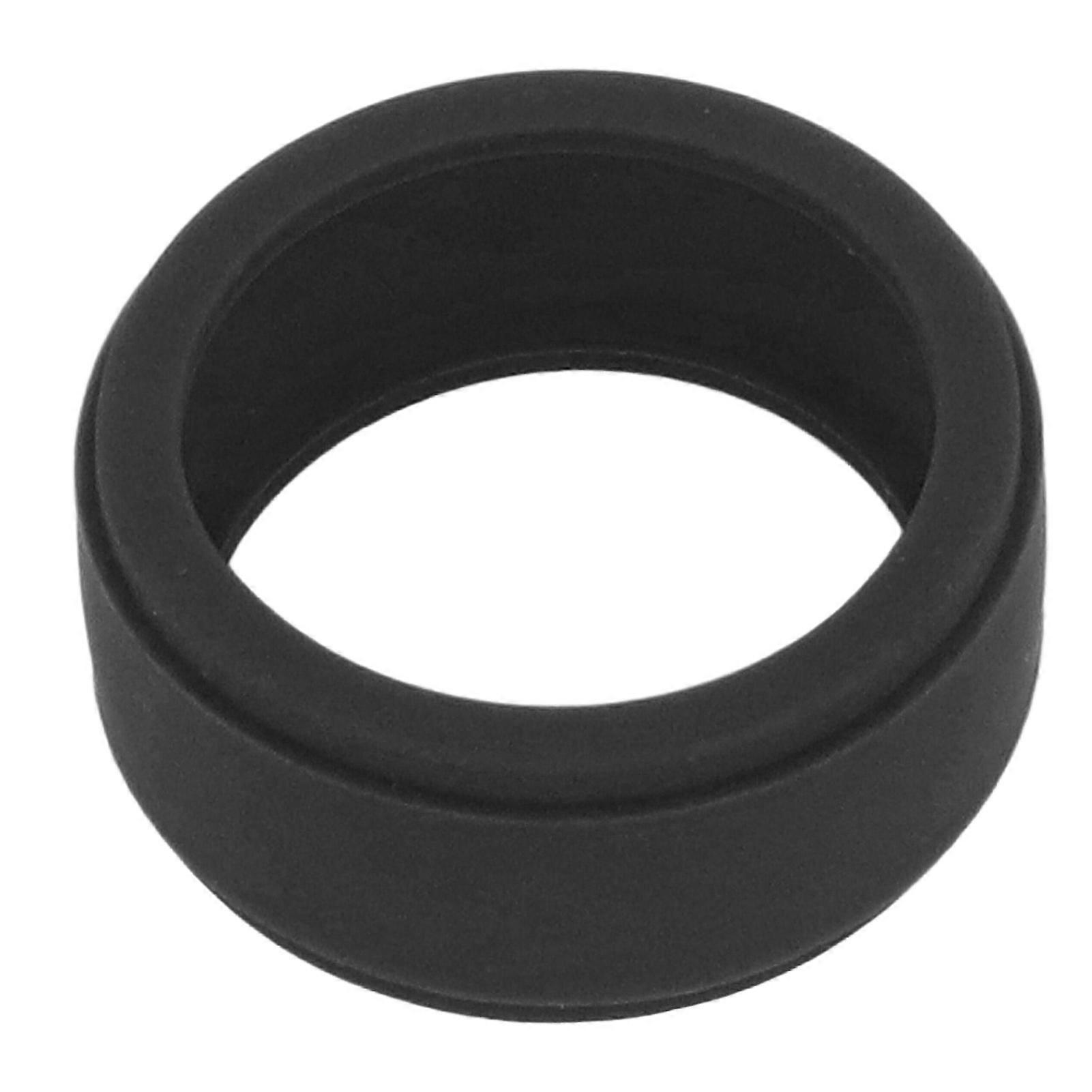 Smart Ring Protector - Soft, Scratch-Proof Silicone Cover for Sizes 6-10, Black
