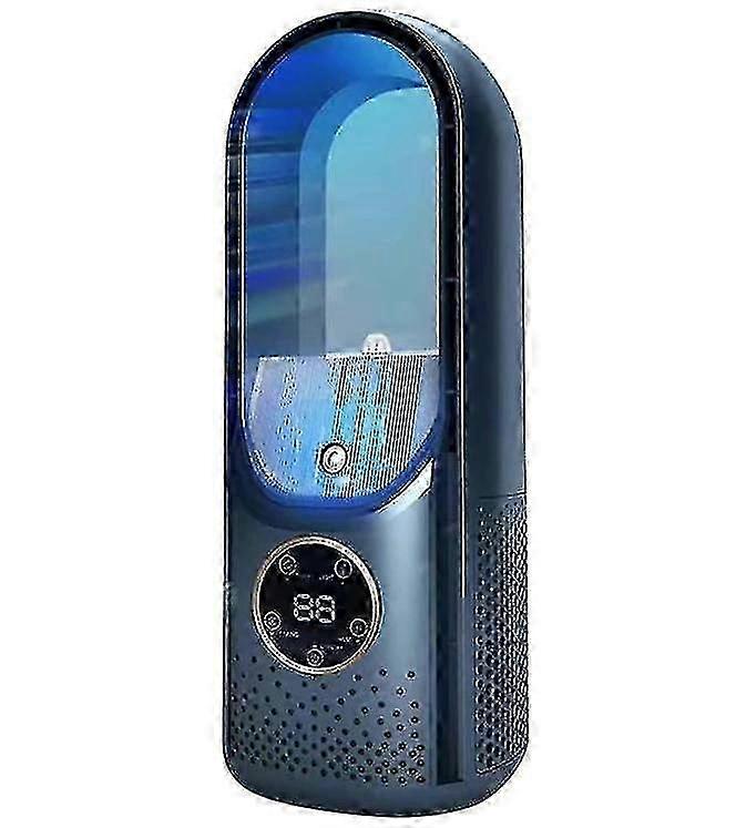 Portable Air Cooler Leafless Electric Fan 6 Speed Silent Timer Air Conditioner Cooling Fan Humidifier Conditioning Fan -GSL