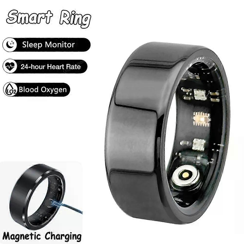 con Smart Ring Mężczyźni Kobiety Tętno Tlen we krwi Monitorowanie zdrowia snu IP68 i 3ATM Wodoodporne tryby Multi-sport dla Xiaomi