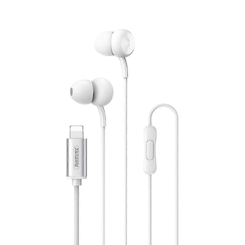 REMAX RM-510i Wired Earphones Concave-Convex Earbuds with Microphone (Lightning Connector)