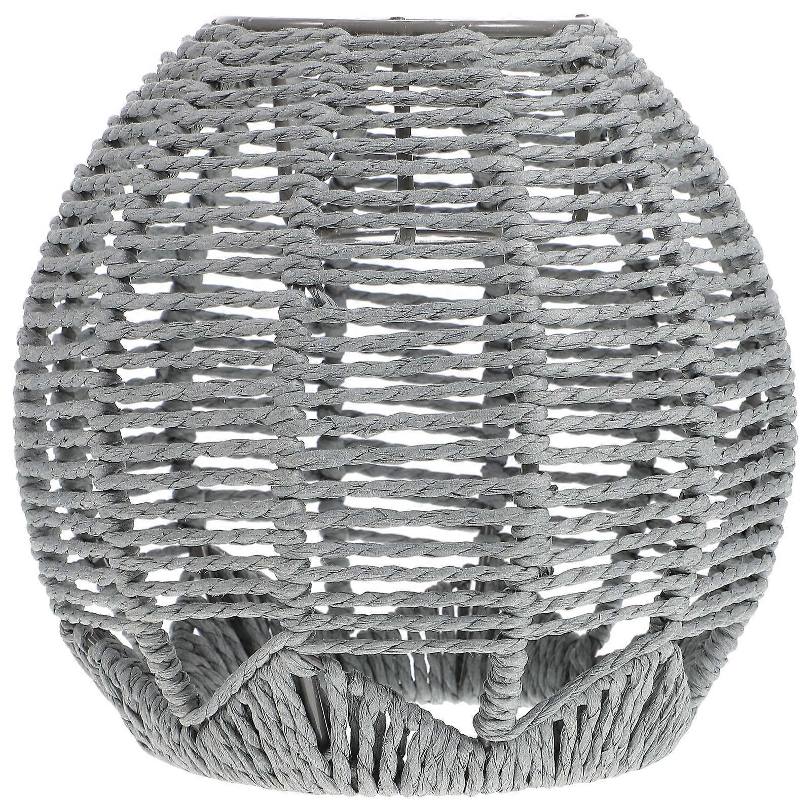 Stylish Woven Lampshade, Combines Durability with Functional Design Features