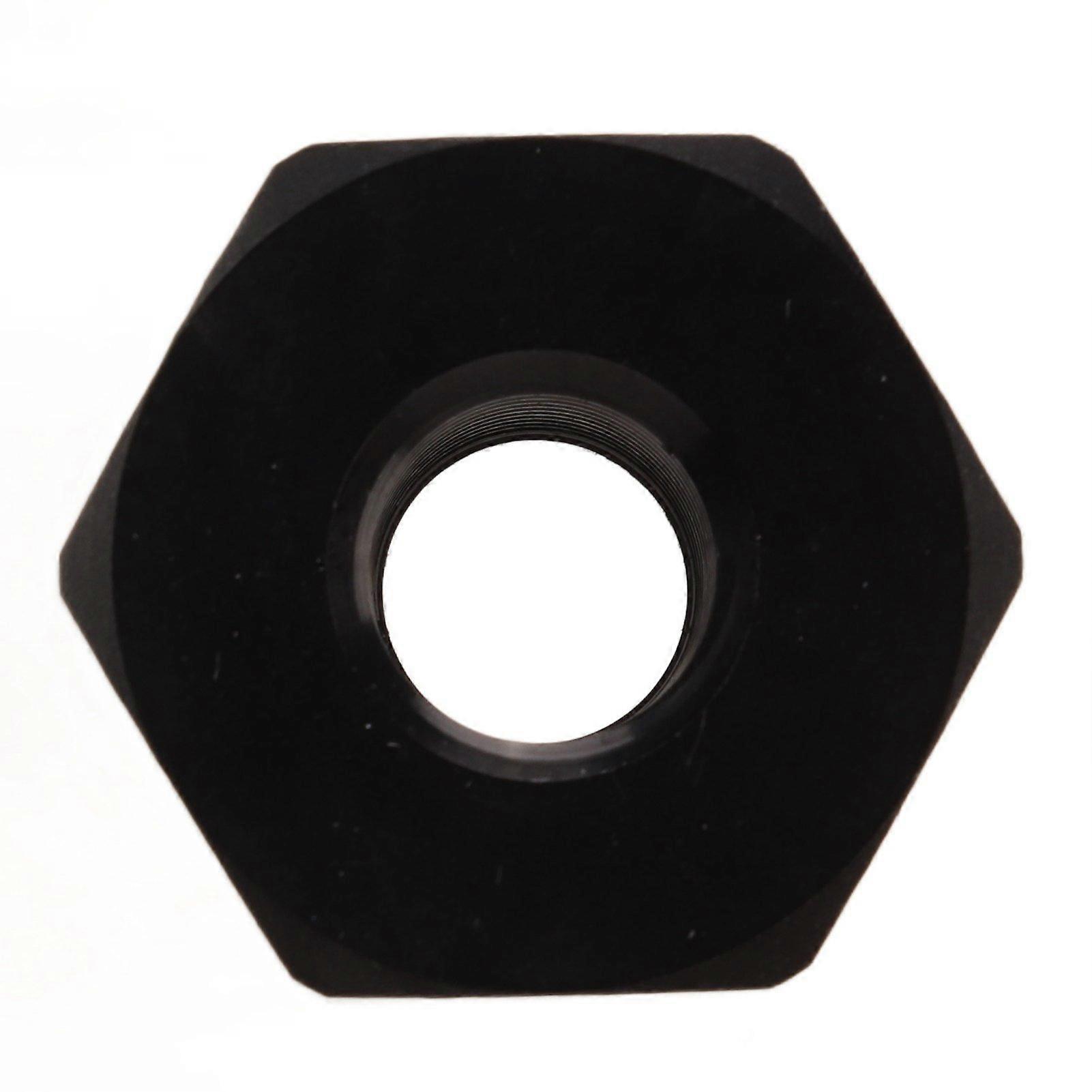 Écrou hexagonal avec joint torique 8AN 1/8 po NPT filetage interne écrou à tête hexagonale en aluminium noir pour véhicule